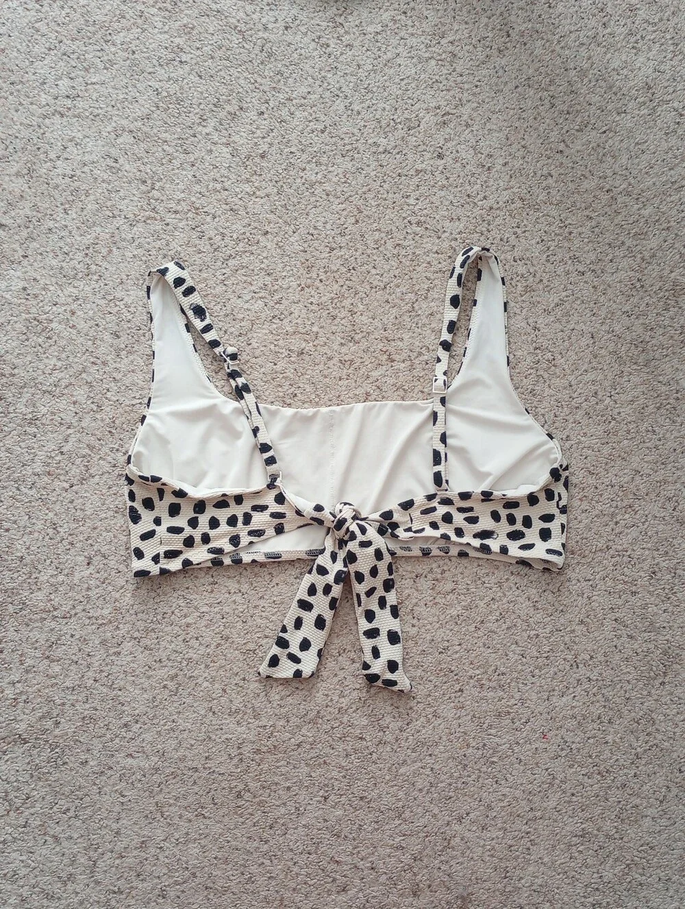 Aerie Animal Print Bathing Suit Scoop Top Size XXL Summer Swim Beach Pool